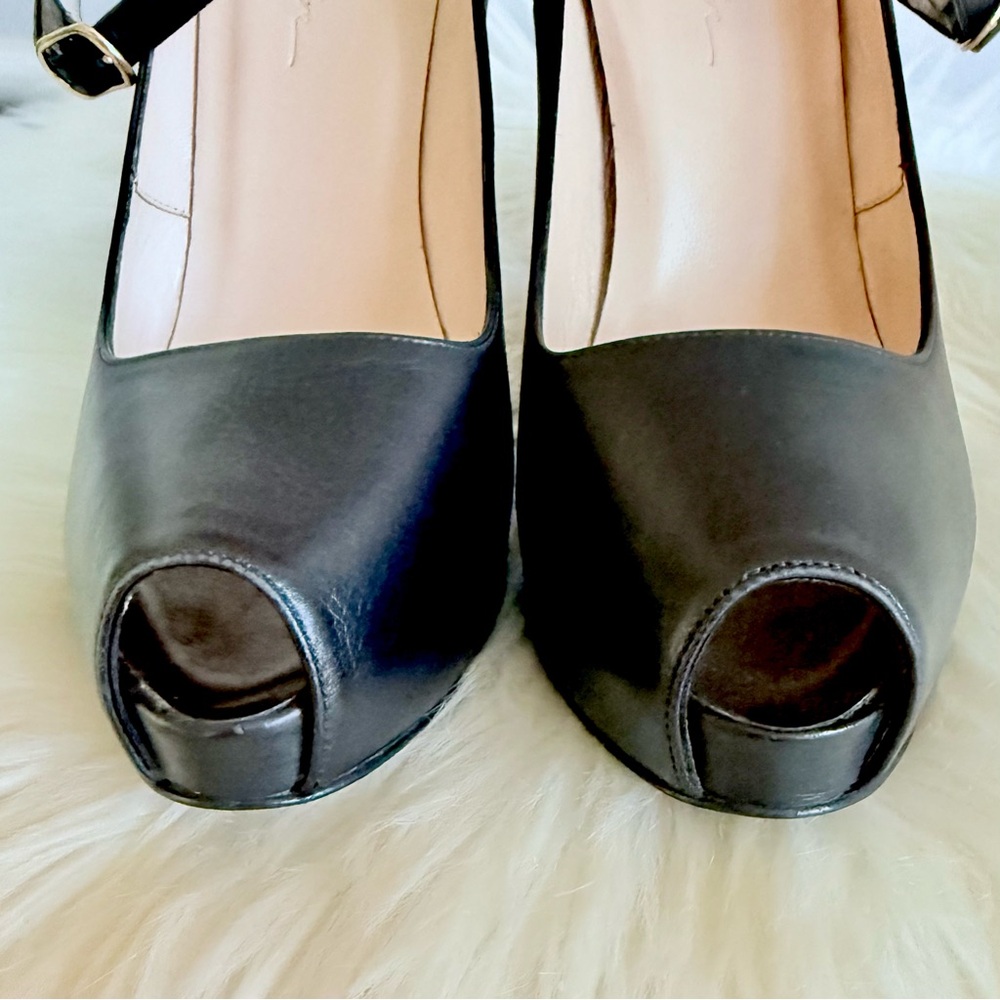 3.1 Phillip Lim Black Peep-Toe Heels - Picture 8 of 11